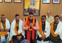 नवनिर्वाचित भाजपा मंडल अध्यक्षों का किया गया सम्मान