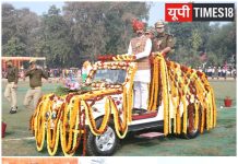 77वें गणतंत्र दिवस पर चंदौली में भव्य परेड, राष्ट्रभक्ति से गूंजा महेन्द्र टेक्निकल कॉलेज मैदान, मंत्री अनिल राजभर ने फहराया तिरंगा