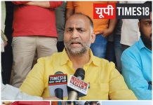 किसानों के धान की खरीद को लेकर सियासत गरम, मनोज सिंह डब्लू ट्रैक्टरों संग पहुंचे नवीन मंडी