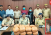 नशे के खिलाफ चंदौली पुलिस का बड़ा प्रहार, 111.9 किलो गांजा संग 6 तस्कर गिरफ्तार