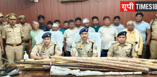 चन्दौली पुलिस का ताबड़तोड़ एक्शन, तेलहरा में फायरिंग व मारपीट मामला, 14 आरोपी गिरफ्तार