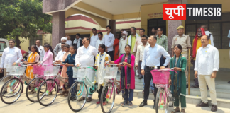 चकिया में कवच परियोजना की अनूठी पहल, एसडीएम और ब्लॉक प्रमुख ने बढ़ाया बेटियों का उत्साह