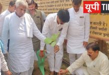 ब्लॉक परिसर में वृहद वृक्षारोपण अभियान, विधायक कैलाश आचार्य, ब्लॉक प्रमुख व भाजपा जिलाध्यक्ष ने रोपे पौधे