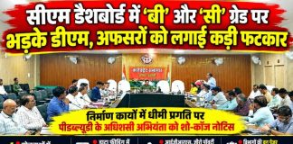 सीएम डैशबोर्ड में ‘बी’ और ‘सी’ ग्रेड पर भड़के डीएम, अफसरों को लगाई कड़ी फटकार, निर्माण कार्यों में धीमी प्रगति पर पीडब्ल्यूडी के अधिशासी अभियंता को शो-कॉज नोटिस, डाटा फीडिंग में लापरवाही पर जीरो टॉलरेंस